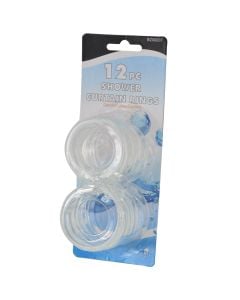 Shower curtain plastic ring