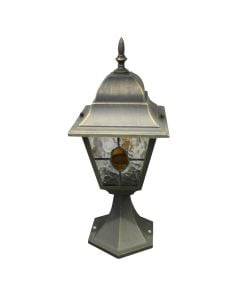 "Munchen"Outdoor lamp black gold aluminium.E27 1 x60W /230V 45x18x18cm.IP44.