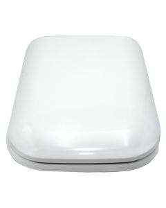 DOUBLE duroplast whie toilete seat 45x34 cm