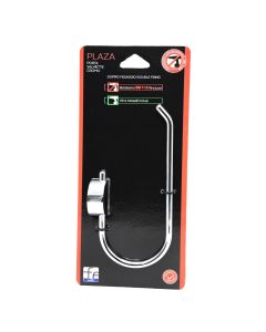 FERIDRAS, PLAZA wall mounted clothes chrome steel towel ring