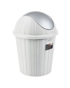 10 lt, white, Elegance litter bin. 28xH26.5 cm