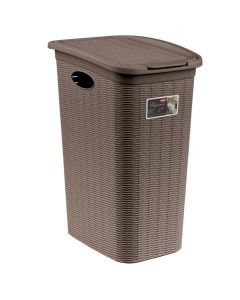36 lt, tortora, Elegance laundry hamper 39x28.5xH54.5 cm