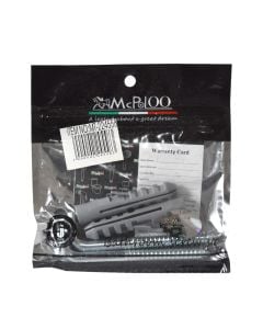 Plastic and steel boiler screw accessories
