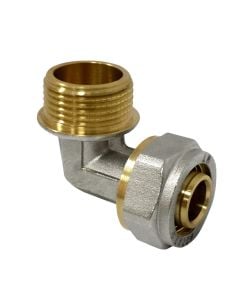 DN 16x1/2", brass male elbow 90 °