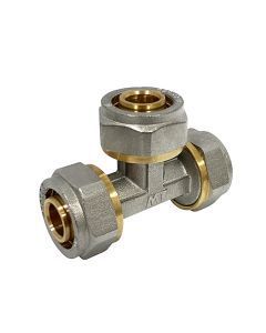 32x32x32, brass equal tee