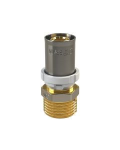 DN 16x1/2" straight male coupling