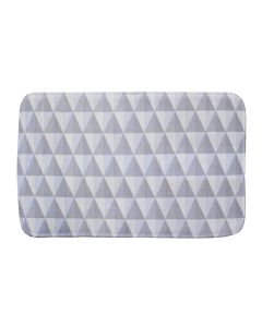 Bath mat, cotton, grey, 45x75 cm