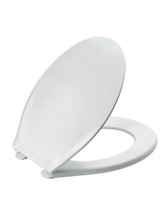 Toilet seat CERVINO 45.7x37.8 cm, white
