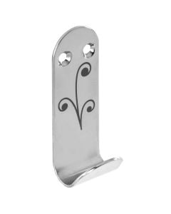 Wall hook, Nature, inox, 3x3xH8.5 cm, 2 piece
