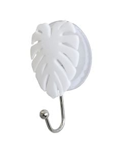 Clothes hanger, plastic, white, 7x10 cm