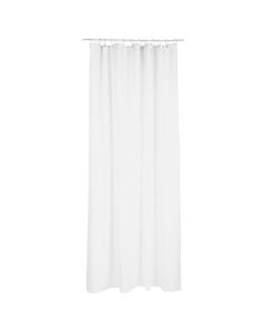Shower curtain, polyester, white, 180x200 cm
