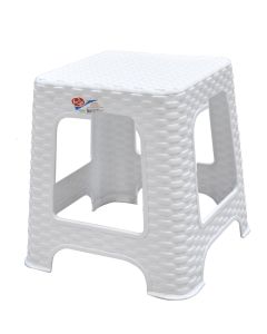 Stool, Rattan, plastic, assorted, 26.5x26.5x33 cm