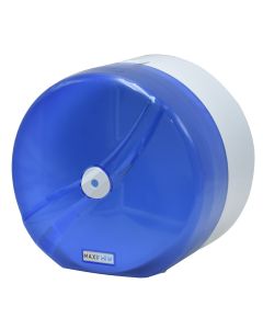 Dispenser for toilet paper, plastic, blue, Ø20x14 cm