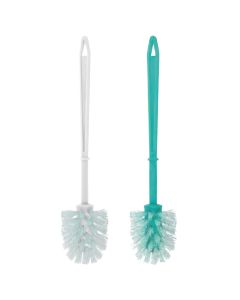 Toilet brush, SANIX, with antibacterial silver ions, plastic, colorful, 8.5xH27cm
