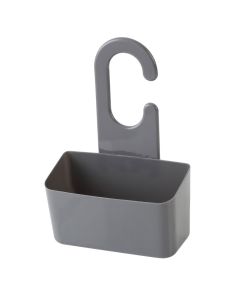 Shampoo holder, hanging, plastic, grey, 23x35xH11
