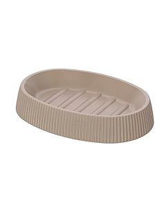 Mbajtëse sapuni, LONDON, ABS/plastik, taupe, 13,5x8xH3cm