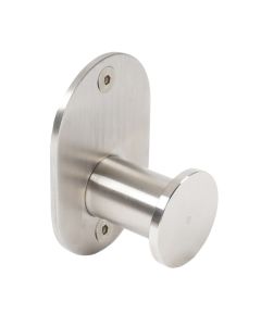 Towel holder, stainless steel 304, silver, 4.5x6.5xH3.4 cm