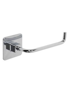 Toilet paper holder, chrome/stainless steel, silver, 15x5.3xH5.5 cm