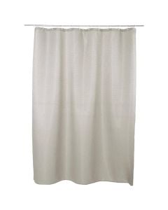 Perde dushi, poliester/polipropilen, taupe, 180xH200cm
