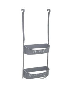 Shampoo holder, flexible, polypropylene, gray, 31.5x15xH70cm
