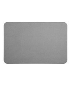 Toilet mat, antibacterial, diatomaceous earth/stone, grey, 39x60xH1 cm