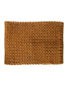 Toilet seat, polyester, chestnut, 50x75cm
