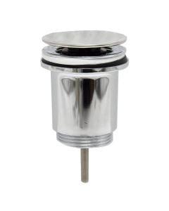 Sink faucet, click/clack, chrome, 1/1/4''