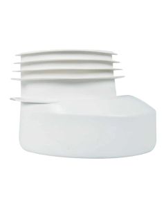 Gominë Wc-je, eksentrike, pvc e butë, e bardhë, ø110