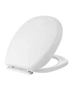 Toilet lid, Evo, polypropylene/resin, white, 45x36 cm
