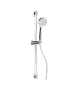Set of shower head + sliding shower, Venus, 1 function, chrome/abs, silver