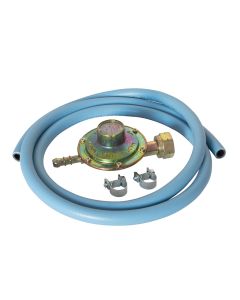 Gas regulator set + rubber tube, with gaskets, 8x13x150cm