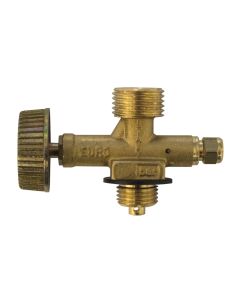 Rubbinet for gas cylinder, Campingaz, vertical, (left), M