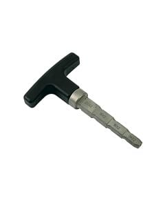 Expander for multilayer pipe, with handle, 3 dimensions, metal/plastic, 15 cm