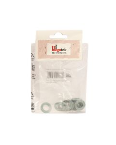 Sanitary napkin set, fiber/paper, 1/2'', 10 pcs