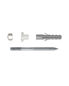 Screw for Wc and bidet+ upa, metal/plastic
