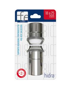 Shower head holder, Hidra, for Salisent, ABS, silver, 2.5 cm