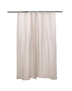 Shower curtain, polyester, beige, 180x H200 cm