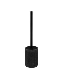 Toilet brush holder, Onyx, polyresin, gray, 9.5xH40 cm
