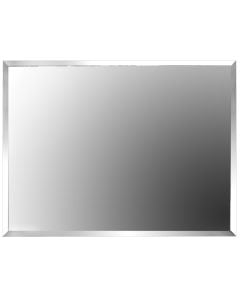 Rectangular mirror, frameless, glass, natural, 70x90cm