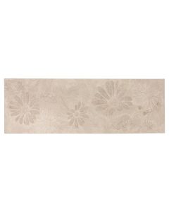 Wall  tile, Amira Daisy Bone, porcelain, matte, beige, 30x90 cm