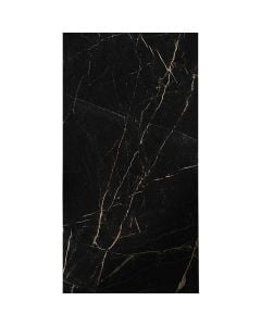 Floor tiles, Black Fusion, marble effect, brown/black, 120x280cm