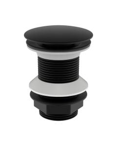 Basin faucet, without overflow, Abs, black, 1/1/4''