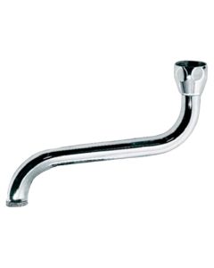 Mixer tap pipe, S, chrome, silver, 3/4'', Ø 18 mm