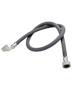 Bryl supply pipe, for washing machine, rubber/plastic, gray, 3/4''x200cm