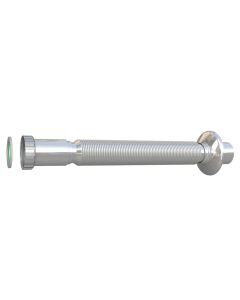 Flexible Drain Siphon, Extendable, Plastic, Chrome Plated, 1/1/4” x ø 32