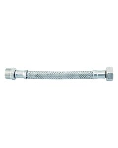 Flexible pipe, stainless steel mesh, M-F 1/2''X50 CM
