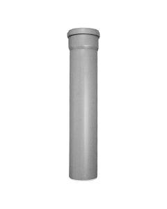 Tub shkarkimi, 1 gominë, polipropilen, gri, Ø  32mm x100 cm