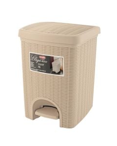 Waste bin, 20 lt, Elegance Cashmare, plastic, 31x27xH38 cm