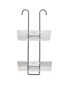 Shampo holder, Origin Lava, metal, black/matte