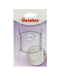 Small plate holder, metal, neutral, D-8-18 CM